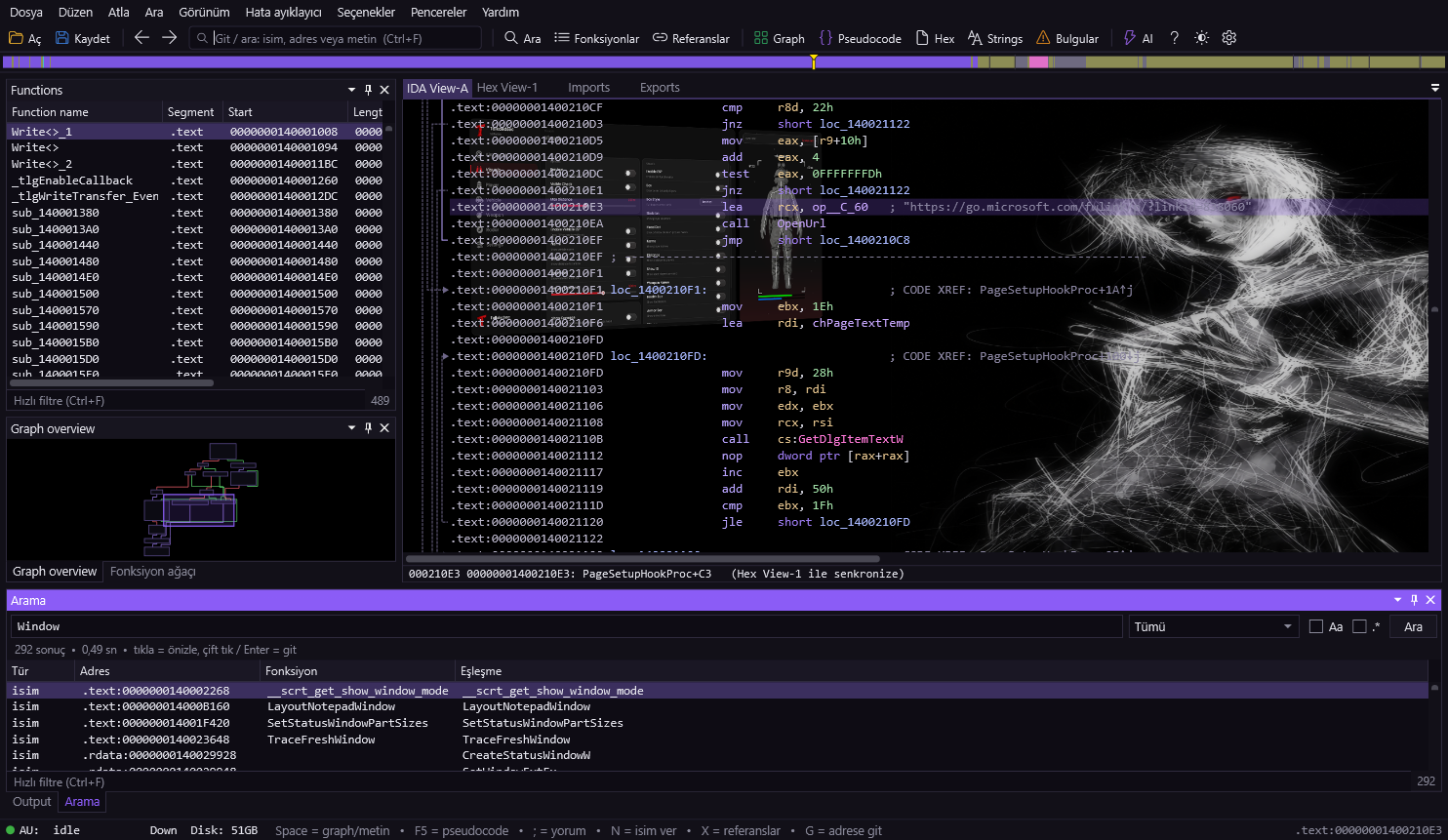 Search panel